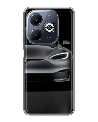 Чехол для Infinix Smart 8 Plus с картинкой «Tesla Model S Look»