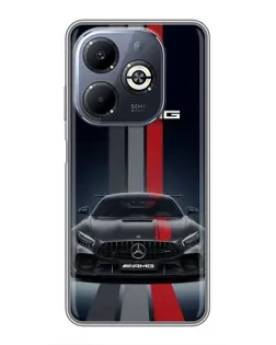 Чохол для Infinix Smart 8 Plus з картинкою «Mercedes — білий карбон» Чохол для Infinix Smart 8 Plus з картинкою «Mercedes — білий карбон»