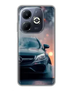 Чохол для Infinix Smart 8 Plus з картинкою «Mercedes — нічне місто»
