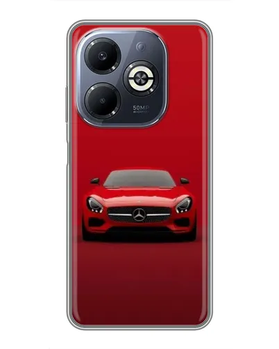 Чохол для Infinix Smart 8 Plus з картинкою «Червоний Mercedes AMG» Чохол для Infinix Smart 8 Plus з картинкою «Червоний Mercedes AMG»