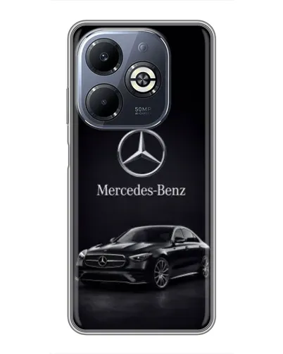 Чохол для Infinix Smart 8 Plus з картинкою «Mercedes — решітка радіатора» Чохол для Infinix Smart 8 Plus з картинкою «Mercedes — решітка радіатора»