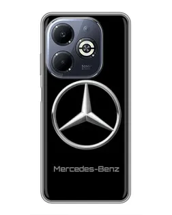 Чохол для Infinix Smart 8 Plus з картинкою «Mercedes Silver Logo»