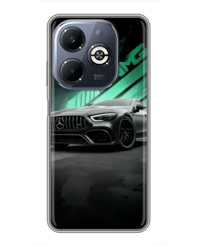 Чохол для Infinix Smart 8 Plus з картинкою «Темний Mercedes AMG» Чохол для Infinix Smart 8 Plus з картинкою «Темний Mercedes AMG»