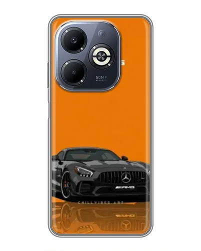 Чохол для Infinix Smart 8 Plus з картинкою «Помаранчевий Mercedes AMG» Чохол для Infinix Smart 8 Plus з картинкою «Помаранчевий Mercedes AMG»