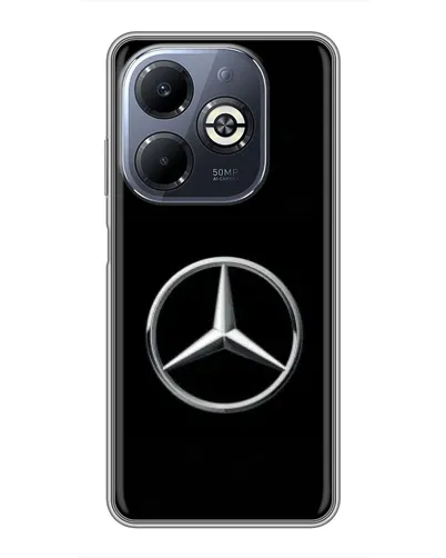Чохол для Infinix Smart 8 Plus з картинкою «Mercedes класичний лого» Чохол для Infinix Smart 8 Plus з картинкою «Mercedes класичний лого»