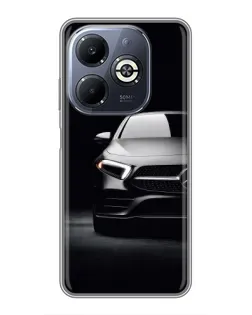 Чохол для Infinix Smart 8 Plus з картинкою «Світло фар Mercedes»