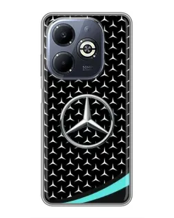 Чохол для Infinix Smart 8 Plus з картинкою «Mercedes — бірюзовий акцент»