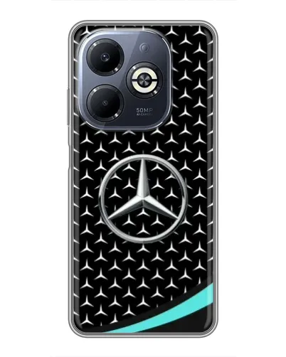 Чохол для Infinix Smart 8 Plus з картинкою «Mercedes — бірюзовий акцент» Чохол для Infinix Smart 8 Plus з картинкою «Mercedes — бірюзовий акцент»