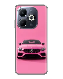 Чехол для Infinix Smart 8 Plus с картинкой «Розовый Mercedes AMG» Чехол для Infinix Smart 8 Plus с картинкой «Розовый Mercedes AMG»