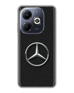 Чехол для Infinix Smart 8 Plus с картинкой «Карбоновый Mercedes стиль» Чехол для Infinix Smart 8 Plus с картинкой «Карбоновый Mercedes стиль»