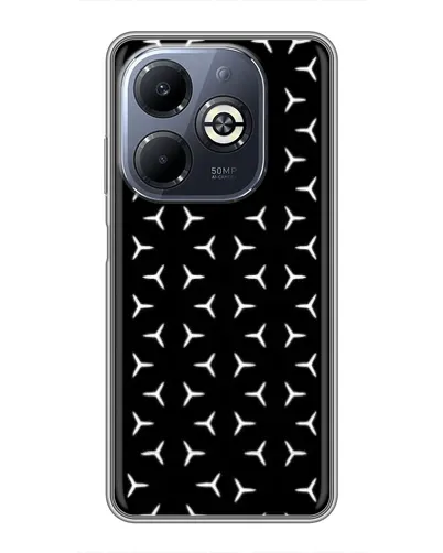 Чехол для Infinix Smart 8 Plus с картинкой «Mercedes паттерн звезд» Чехол для Infinix Smart 8 Plus с картинкой «Mercedes паттерн звезд»