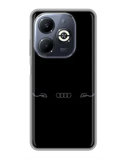 Чохол для Infinix Smart 8 Plus з картинкою «Audi — світловий підпис» Чохол для Infinix Smart 8 Plus з картинкою «Audi — світловий підпис»