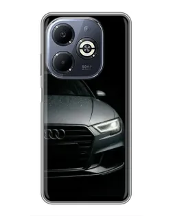 Чохол для Infinix Smart 8 Plus з картинкою «Audi — деталізація кузова» Чохол для Infinix Smart 8 Plus з картинкою «Audi — деталізація кузова»