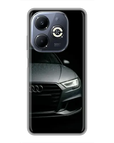 Чехол для Infinix Smart 8 Plus с картинкой «Audi — детализация кузова»