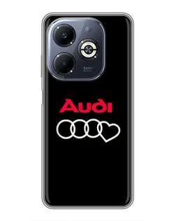 Чохол для Infinix Smart 8 Plus з картинкою «Логотип Audi Heart» Чохол для Infinix Smart 8 Plus з картинкою «Логотип Audi Heart»