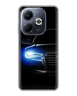 Чохол для Infinix Smart 8 Plus з картинкою «Неоновий погляд Audi» Чохол для Infinix Smart 8 Plus з картинкою «Неоновий погляд Audi»