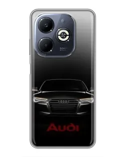 Чохол для Infinix Smart 8 Plus з картинкою «Audi — градієнтний контур» Чохол для Infinix Smart 8 Plus з картинкою «Audi — градієнтний контур»