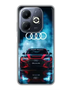 Чохол для Infinix Smart 8 Plus з картинкою «Audi Sport — неон» Чохол для Infinix Smart 8 Plus з картинкою «Audi Sport — неон»