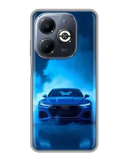 Чохол для Infinix Smart 8 Plus з картинкою «Audi — блакитна енергія» Чохол для Infinix Smart 8 Plus з картинкою «Audi — блакитна енергія»