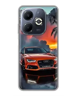 Чохол для Infinix Smart 8 Plus з картинкою «Audi — захід сонця» Чохол для Infinix Smart 8 Plus з картинкою «Audi — захід сонця»