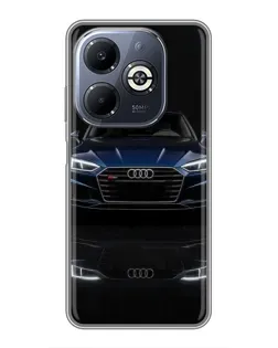 Чохол для Infinix Smart 8 Plus з картинкою «Audi — нічне відображення» Чохол для Infinix Smart 8 Plus з картинкою «Audi — нічне відображення»