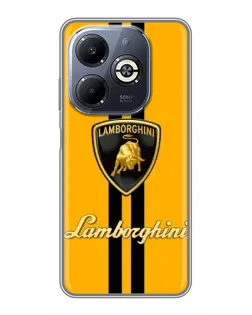 Чохол для Infinix Smart 8 Plus з картинкою «Lamborghini Stripe жовтий» Чохол для Infinix Smart 8 Plus з картинкою «Lamborghini Stripe жовтий»