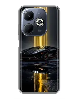 Чохол для Infinix Smart 8 Plus з картинкою «Нічний Lamborghini драйв» Чохол для Infinix Smart 8 Plus з картинкою «Нічний Lamborghini драйв»