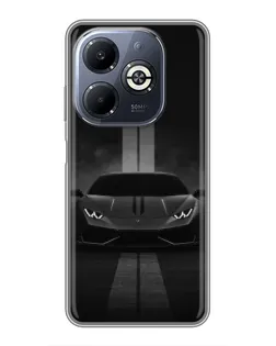 Чохол для Infinix Smart 8 Plus з картинкою «Lamborghini симетрія доріг» Чохол для Infinix Smart 8 Plus з картинкою «Lamborghini симетрія доріг»