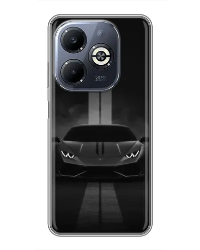 Чехол для Infinix Smart 8 Plus с картинкой «Lamborghini симметрия дорог» Чехол для Infinix Smart 8 Plus с картинкой «Lamborghini симметрия дорог»