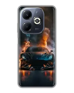 Чохол для Infinix Smart 8 Plus з картинкою «Lamborghini димна естетика» Чохол для Infinix Smart 8 Plus з картинкою «Lamborghini димна естетика»