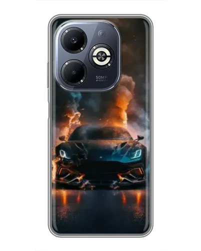 Чехол для Infinix Smart 8 Plus с картинкой «Lamborghini дымная эстетика» Чехол для Infinix Smart 8 Plus с картинкой «Lamborghini дымная эстетика»