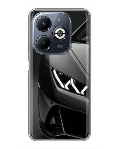 Чехол для Infinix Smart 8 Plus с картинкой «Lamborghini фары детализация» Чехол для Infinix Smart 8 Plus с картинкой «Lamborghini фары детализация»