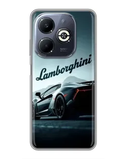 Чохол для Infinix Smart 8 Plus з картинкою «Класичний Lamborghini надпис» Чохол для Infinix Smart 8 Plus з картинкою «Класичний Lamborghini надпис»