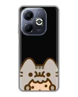 Чохол для Infinix Smart 8 Plus з картинкою «Пушин на чорному» Чохол для Infinix Smart 8 Plus з картинкою «Пушин на чорному»