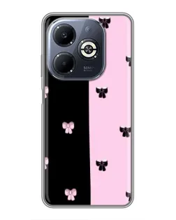 Чехол для Infinix Smart 8 Plus с картинкой «Контрастные банты»
