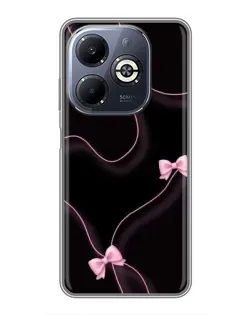Чехол для Infinix Smart 8 Plus с картинкой «Розовые ленты»