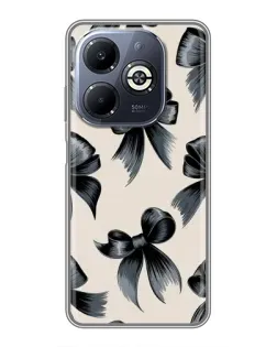 Чехол для Infinix Smart 8 Plus с картинкой «Банты Coquette»
