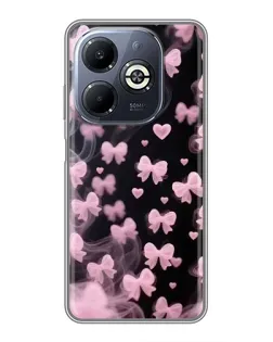 Чехол для Infinix Smart 8 Plus с картинкой «Неоновое кружево»