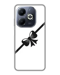 Чехол для Infinix Smart 8 Plus с картинкой «Диагональный бант»