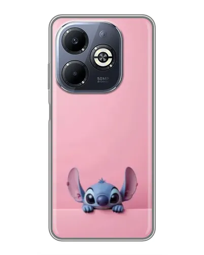 Чехол для Infinix Smart 8 Plus с картинкой «Stitch выглядывает»