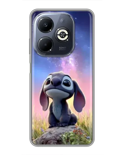 Чехол для Infinix Smart 8 Plus с картинкой «Стич на рассвете»