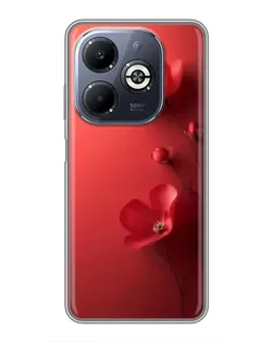 Чохол для Infinix Smart 8 Plus з картинкою «Макові суцвіття»