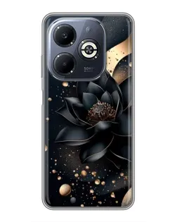 Чохол для Infinix Smart 8 Plus з картинкою «Чорний лотос»