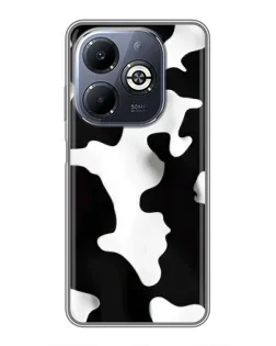Чехол для Infinix Smart 8 Plus с картинкой «Черно-белое пятно»