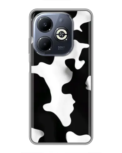 Чехол для Infinix Smart 8 Plus с картинкой «Черно-белое пятно»