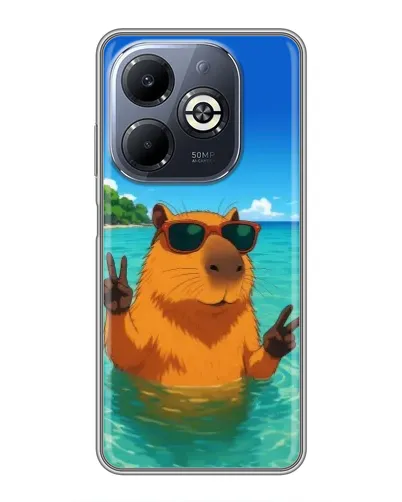 Чохол для Infinix Smart 8 Plus з картинкою «Морська капібара» Чохол для Infinix Smart 8 Plus з картинкою «Морська капібара»