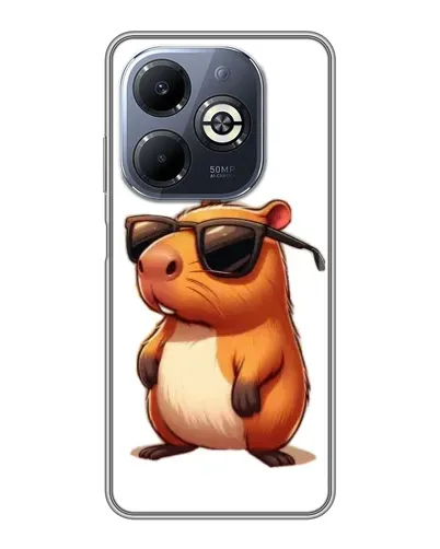Чохол для Infinix Smart 8 Plus з картинкою «Капібара в окулярах» Чохол для Infinix Smart 8 Plus з картинкою «Капібара в окулярах»
