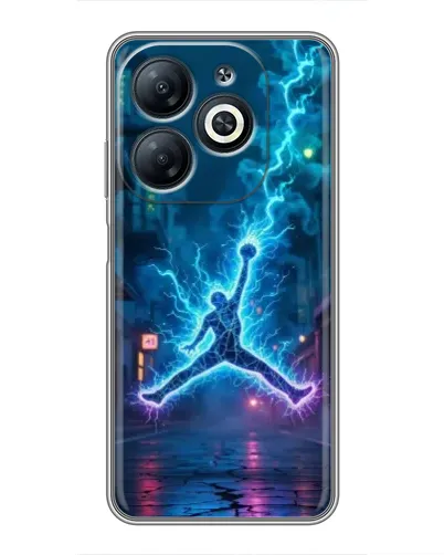 Чехол для Infinix Smart 8 с картинкой «Jordan Gold Jumpman» Чехол для Infinix Smart 8 с картинкой «Jordan Gold Jumpman»