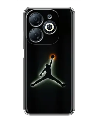 Чехол для Infinix Smart 8 с картинкой «Jordan Gradient Logo» Чехол для Infinix Smart 8 с картинкой «Jordan Gradient Logo»