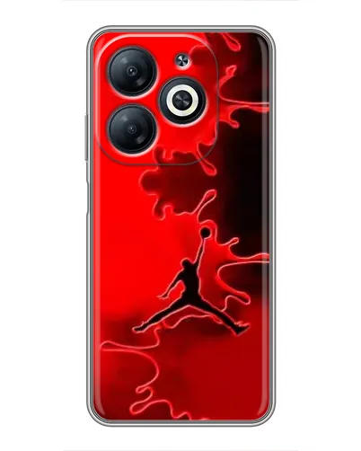 Чехол для Infinix Smart 8 с картинкой «Jordan Red Smoke» Чехол для Infinix Smart 8 с картинкой «Jordan Red Smoke»